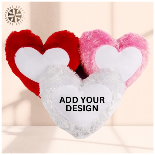 Custom Heart Pillowcase with Zipper | A Personal Touch for Your Home