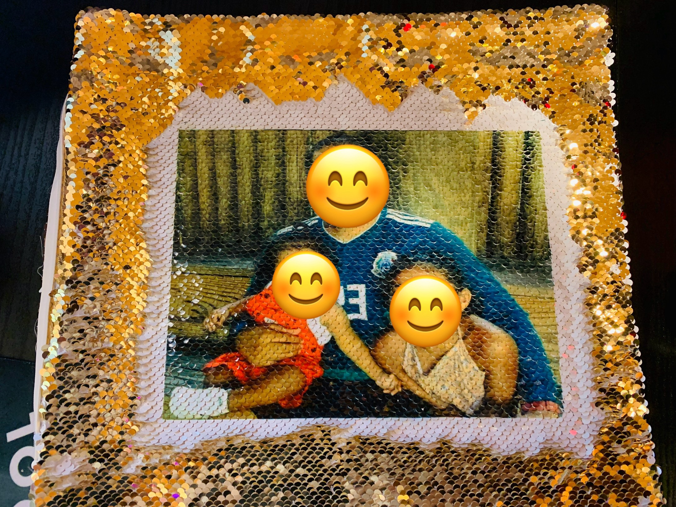 Personalized Sequin Pillowcase | A Photo Gift That Shimmers
