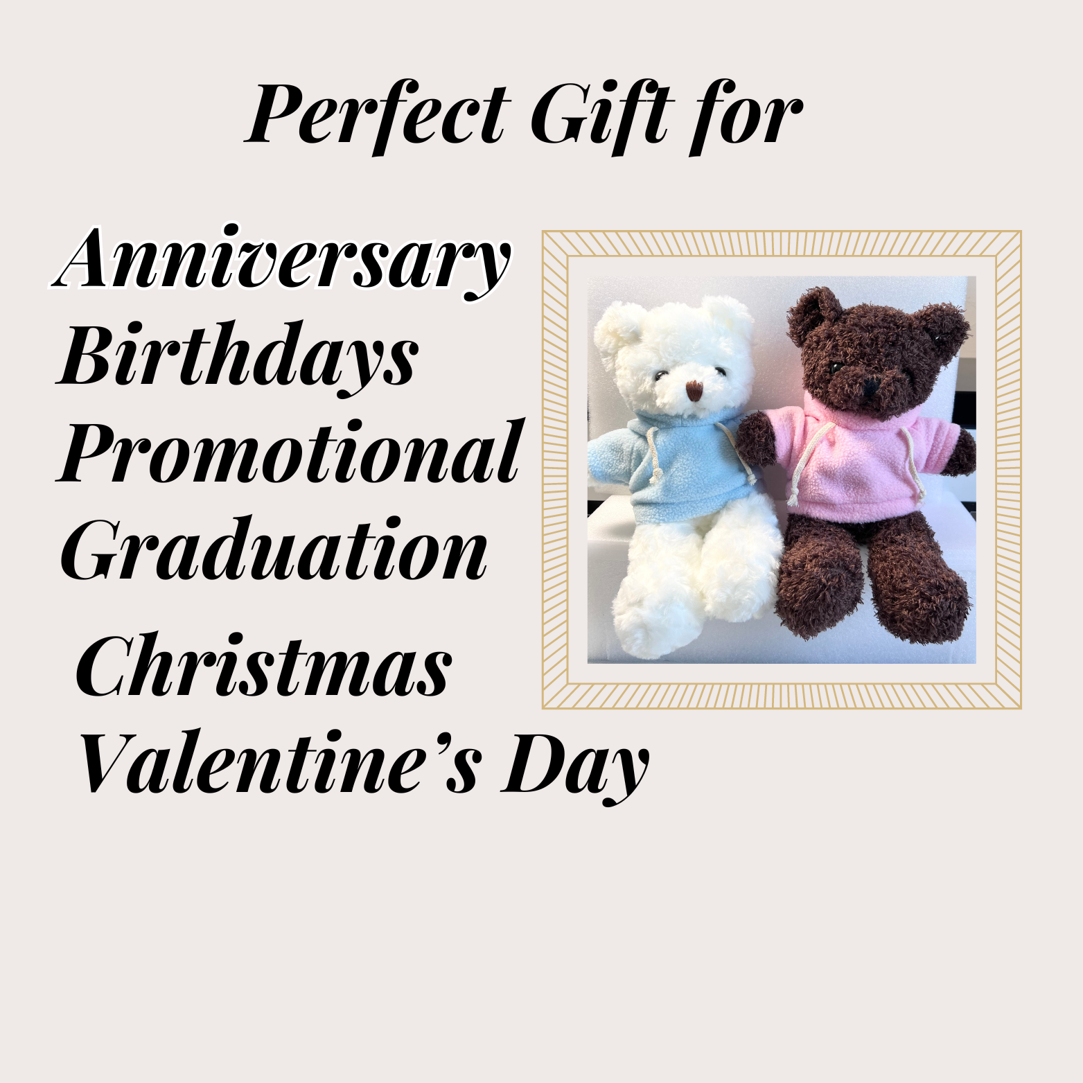 Personalized Teddy Bear with Custom Hoodie | A Gift to Treasure