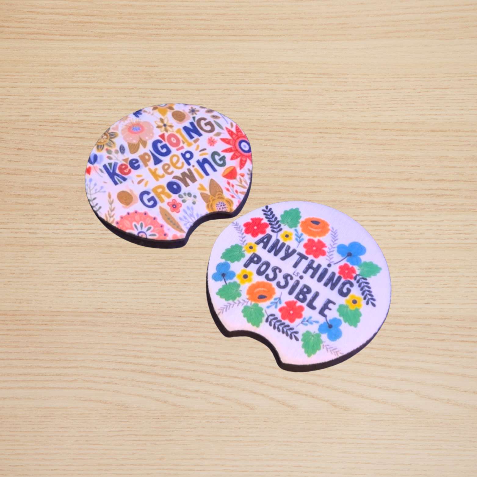 Personalized Coasters | Set of 2 for Your Home or Gifts