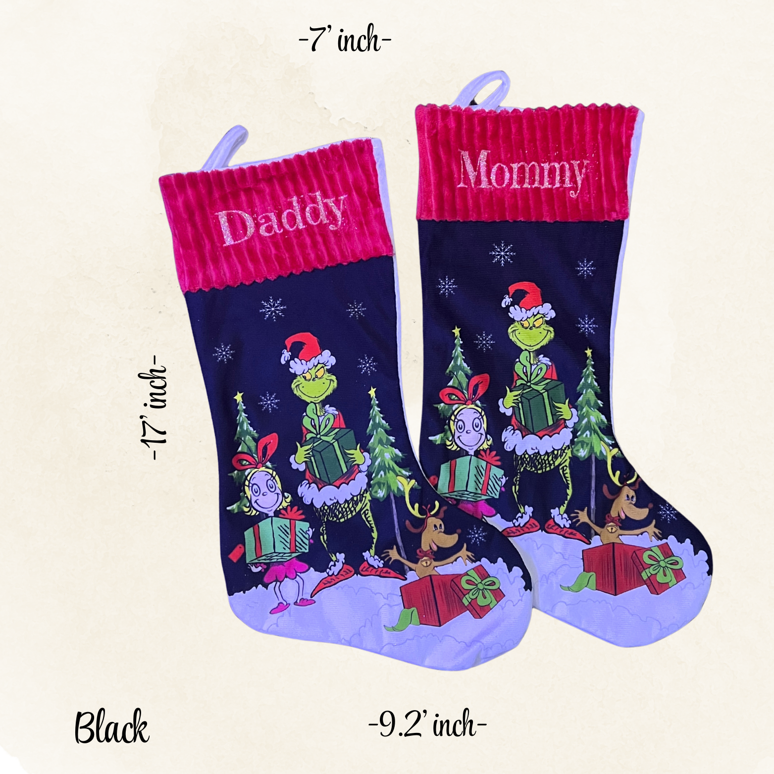 Grinch Christmas Stocking | A Festive Holiday Favorite