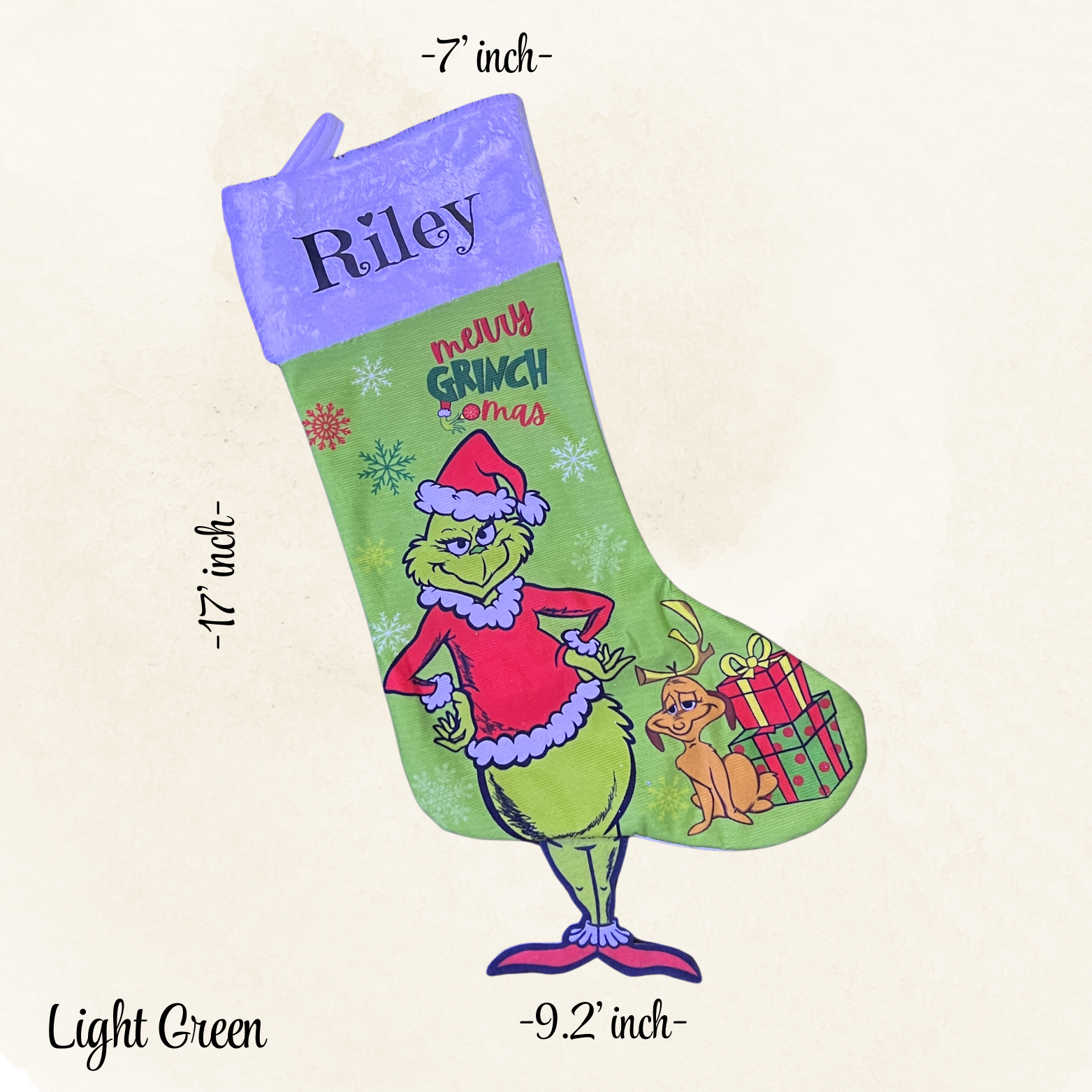 Grinch Christmas Stocking | A Festive Holiday Favorite
