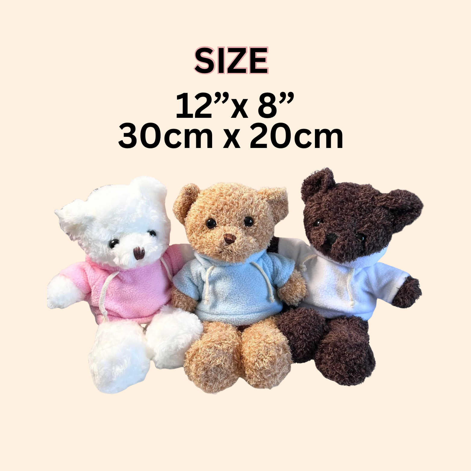 Personalized Teddy Bear with Custom Hoodie | A Gift to Treasure