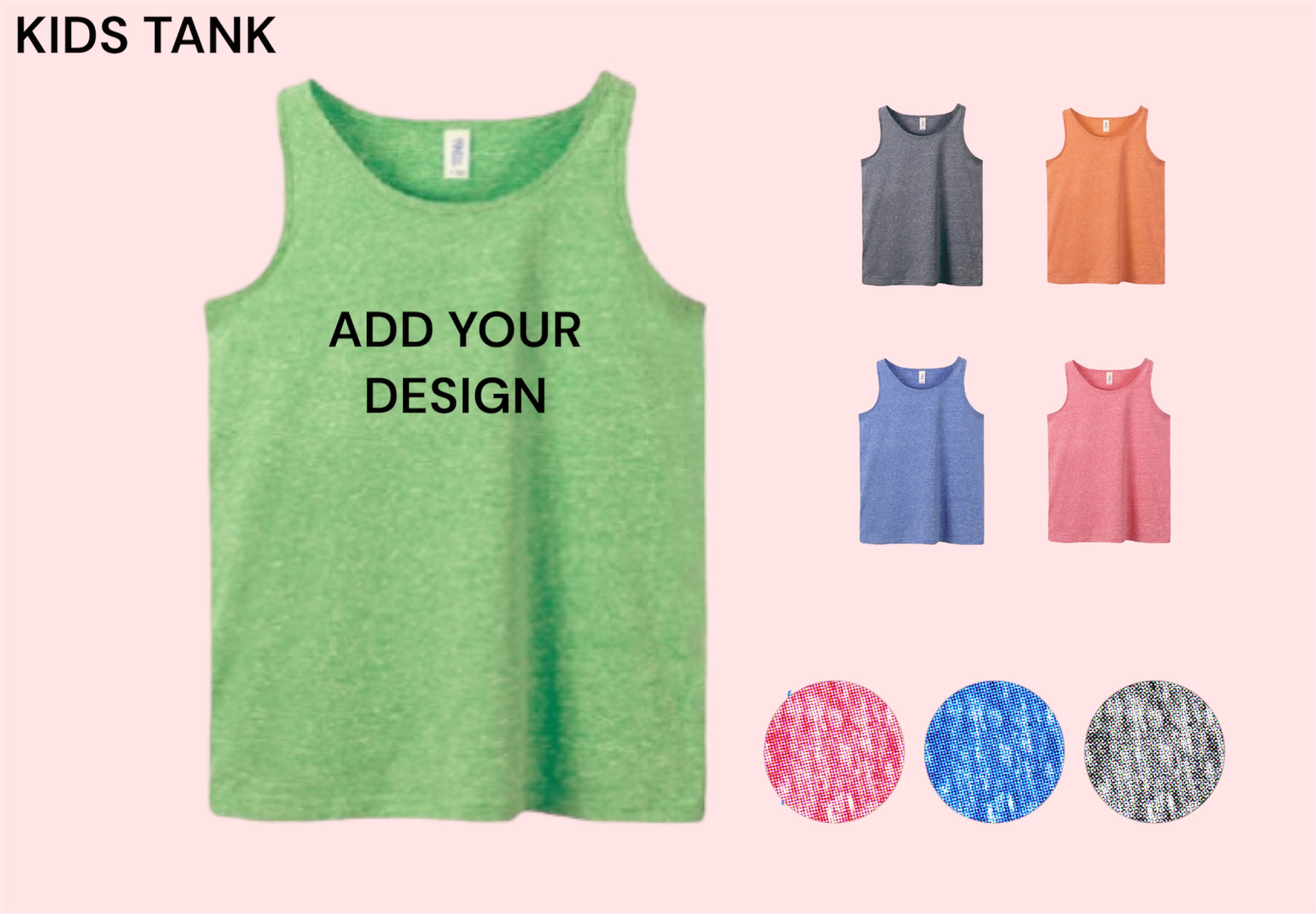 Personalized Kids’ Heather Tank | Made for Their Style