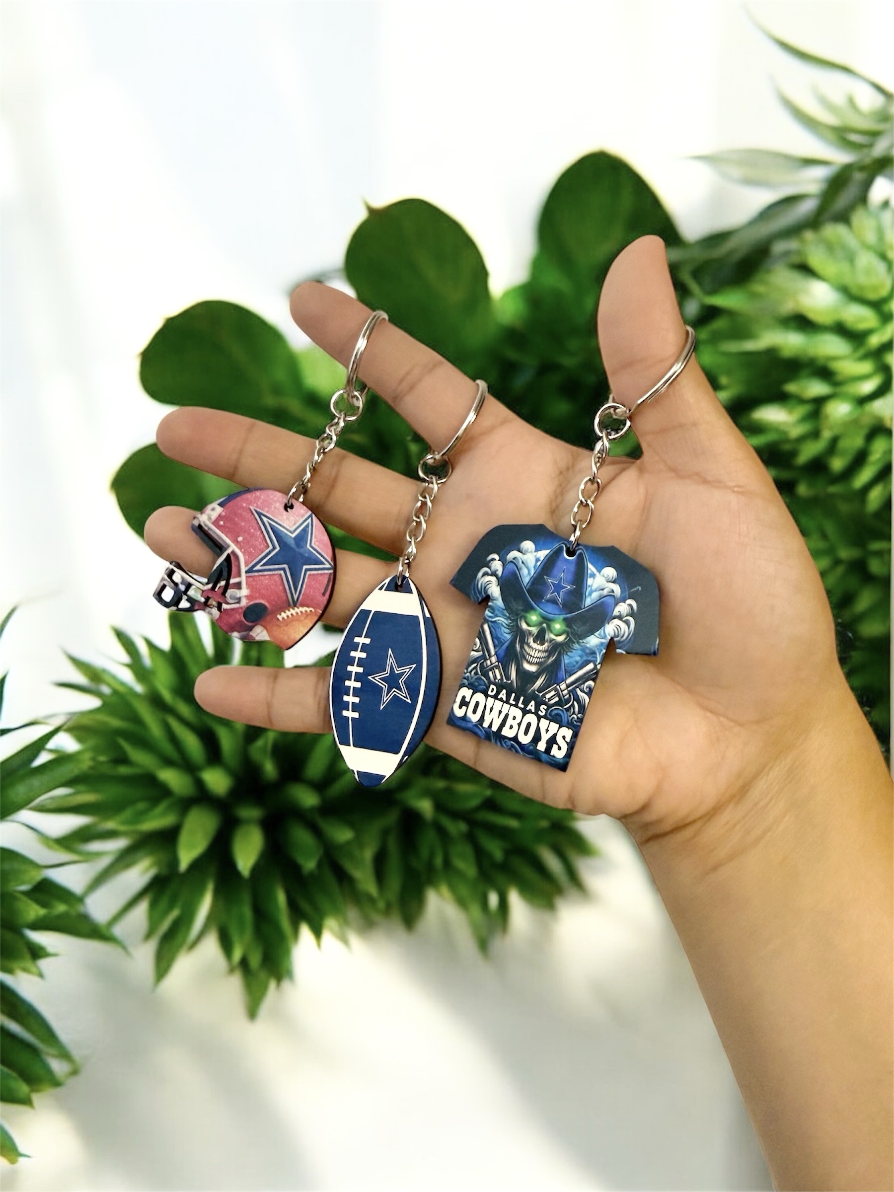 Personalized Football Keychain | Shirt & Helmet Keepsakes