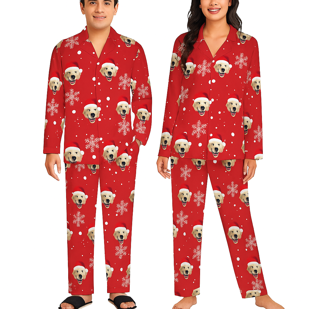 Personalized Christmas Pajamas | Custom Face Holiday Set