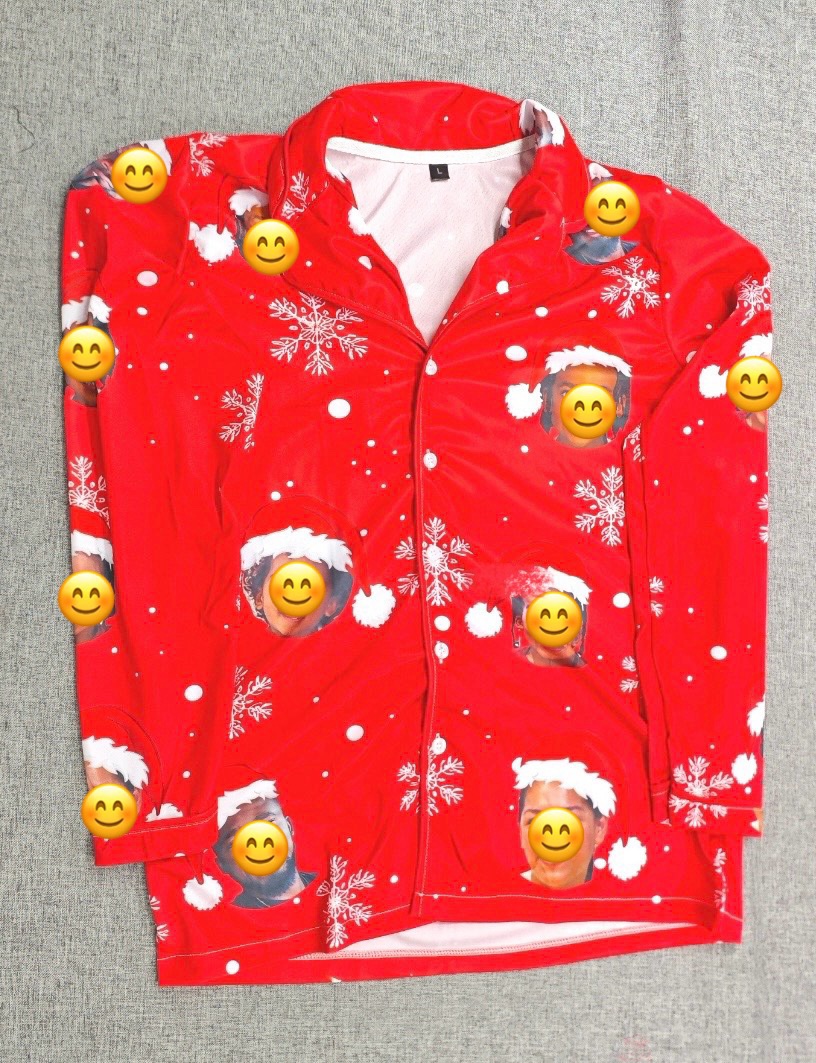 Personalized Christmas Pajamas | Custom Face Holiday Set