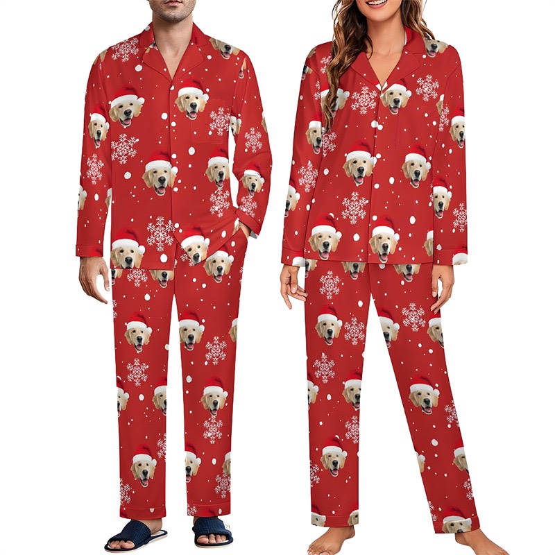 Personalized Christmas Pajamas | Custom Face Holiday Set