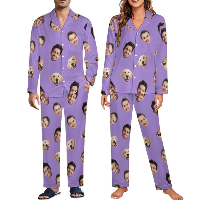 Personalized Christmas Pajamas | Custom Face Holiday Set