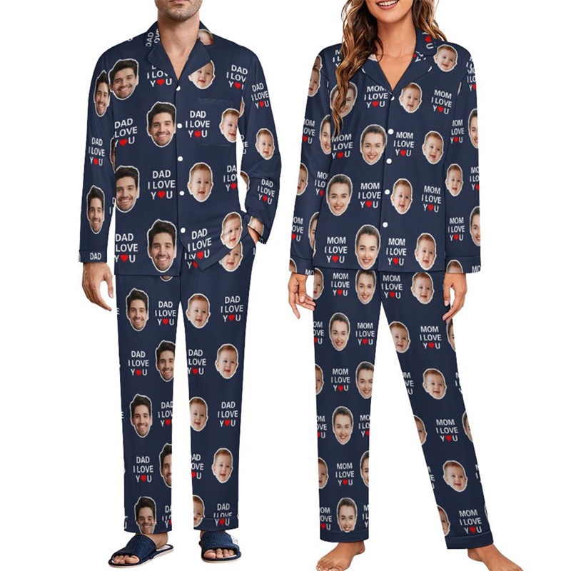 Personalized Christmas Pajamas | Custom Face Holiday Set