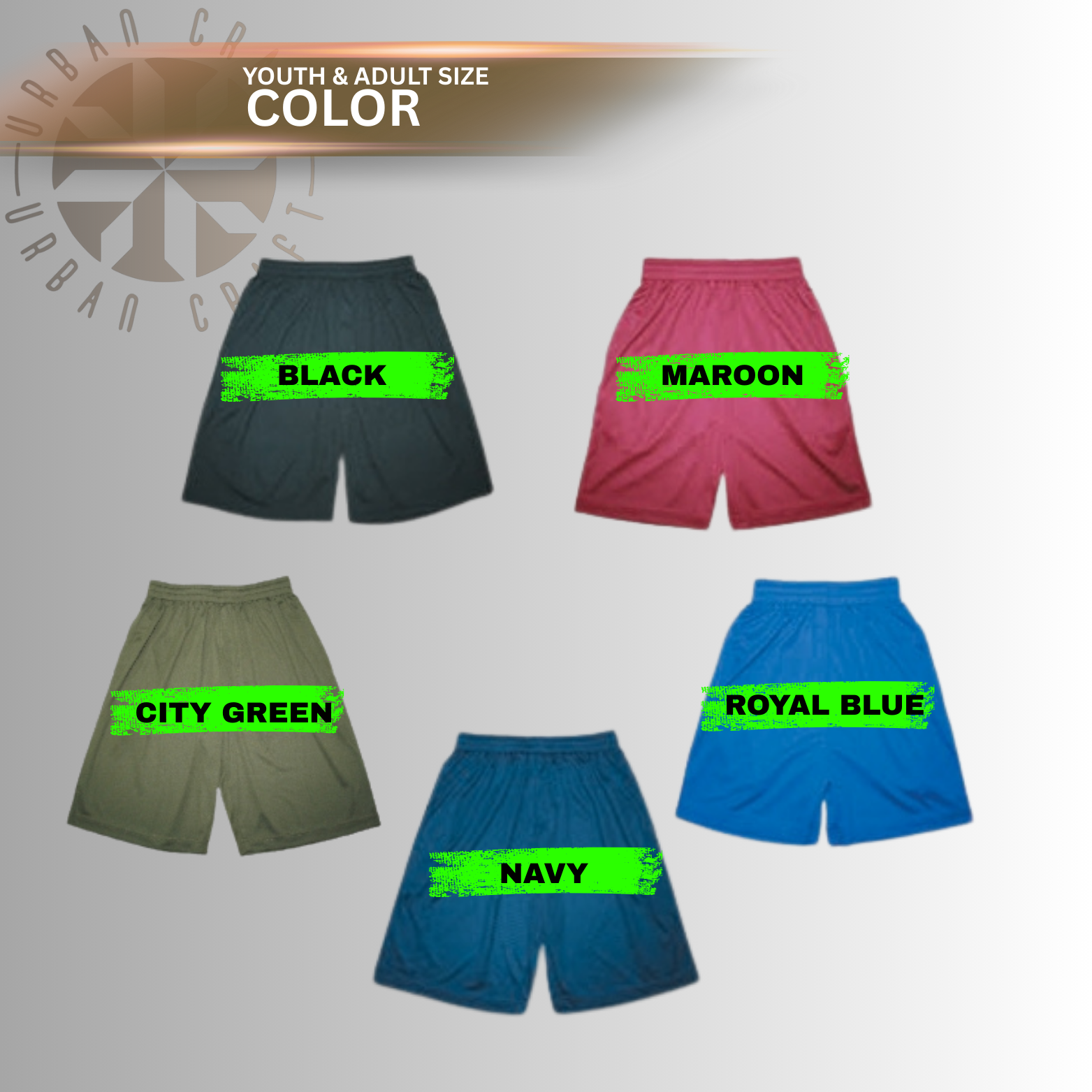 Quick-Dry Sports Shorts | Ready for Your Custom Design