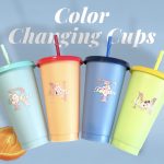 Color-changing cup example image with four cups