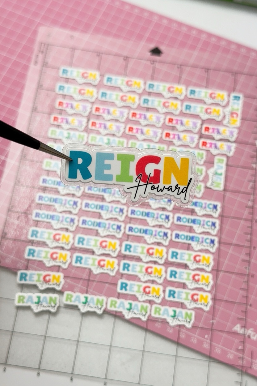 Personalized Name Stickers | 55 Labels for Everyday Essentials