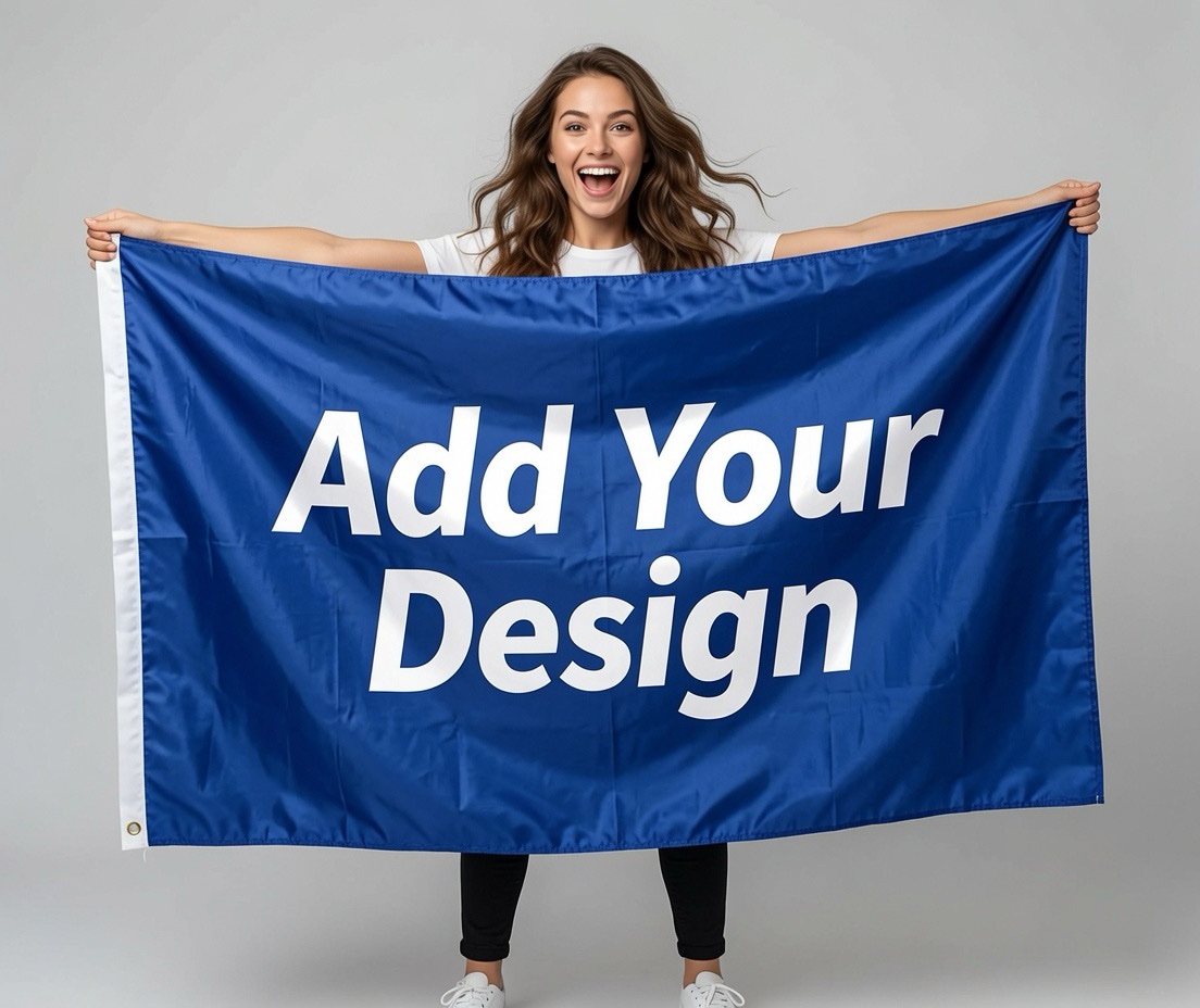 Custom Polyester Flag | Make Your Message Stand Out