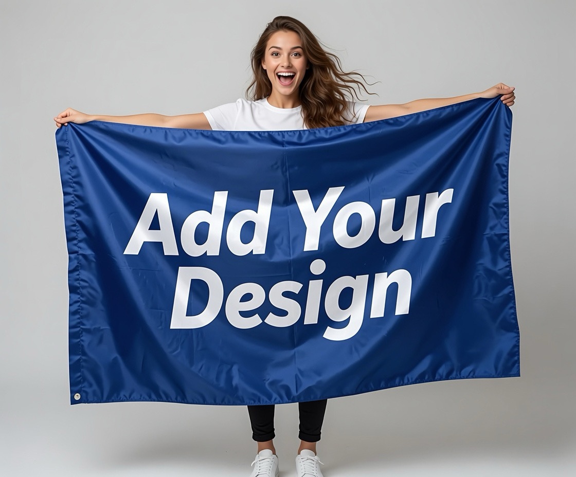 Custom Polyester Flag | Make Your Message Stand Out