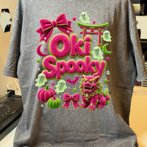 Oki Spooky Vintage-Wash Tee | Relaxed Oversized Style