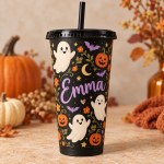 Halloween Full-Wrap Plastic Cup · 700 ml — front view