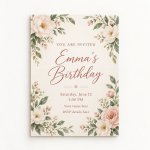 Custom 5 × 7 Invitations & Cards | 300 gsm Matte Cardstock — personalized design and product detail