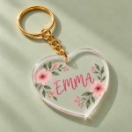 Personalized Acrylic Keychain | Your Name, Your Keepsake — personalized design and product detail