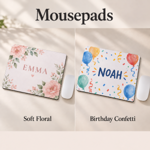 Custom Photo Mousepad | Make Your Desk Personal — personalized design and product detail