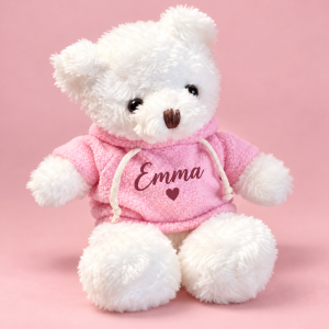 Personalized Teddy Bear with Custom Hoodie | A Gift to Treasure — personalized design and product detail